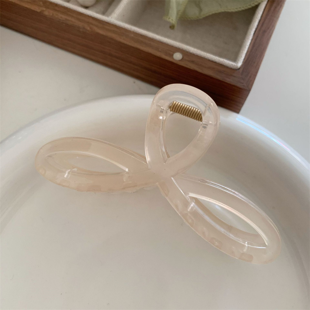 Large Jelly Acrylic Hair Claw Geometric Crab Hair Clips For Women Large Size Hairpin Shark Clips Summer Headwear