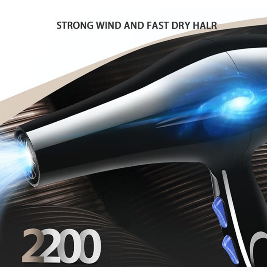 SHUNLIFA 2200W Powerful Hair Dryer Tools Dryer Negative Ion Hair Dryers Electric Blow Dryer / Cold Air Blower