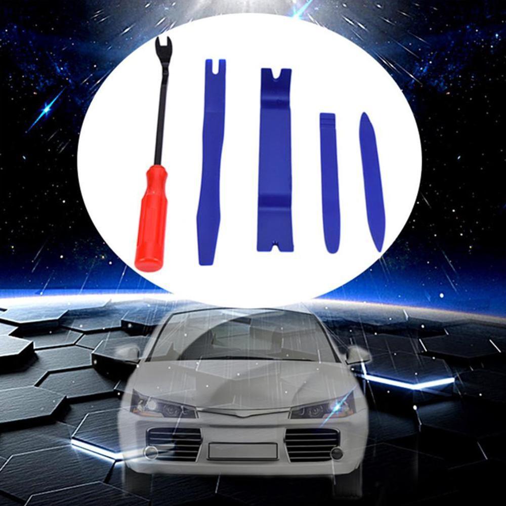 Juego de herramientas de extracción para embellecedor de coche, 5 uds., sujetador de Panel de puerta, herramientas de plástico para tablero de coche, accesorios para coche L1