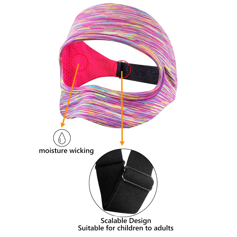 Vr-zubehör: augenmaskenbezug mit atmungsaktivem schweißband und verstellbarer schnalle für oculus quest 2 und 1 vr-headsets (universell)