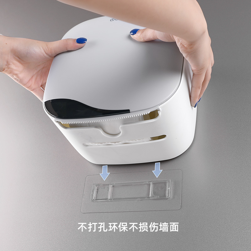 Wall Mounted Waterproof Toilet Paper Holder Tissue Box Roll Paper Tube Paper Storage Rack Home Kitchen Bathroom Accesories