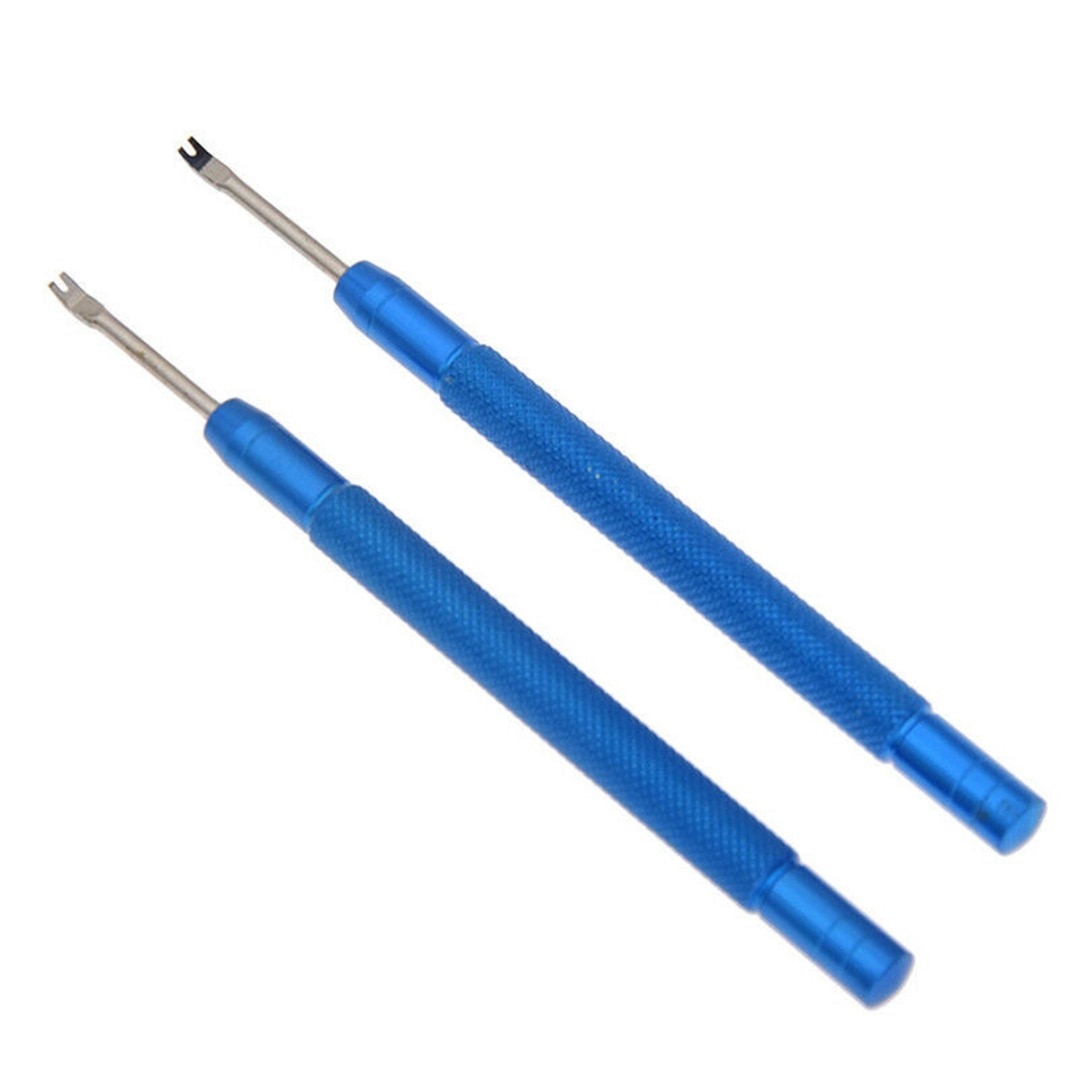 Blauw Rood Willekeurige 2 stuks Metalen Professionele Pin Hendel Vervangen Horlogemaker Repair Tool Precisie Horloge Hand Remover Puller