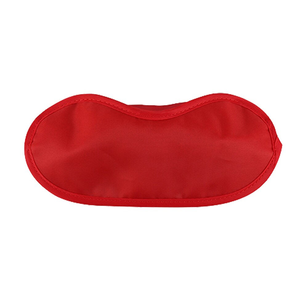 9 Kleuren Sleep Rest Slaapmiddel Eye Mask Eye Shade Cover Comfort Blinddoek Shield Patch Eyeshade: red