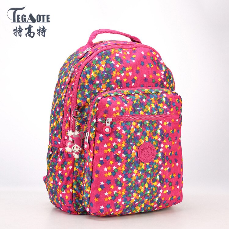 TEGAOTE Women Backpack for Teenage Girls Nylon Backpacks Mochila Feminina Female Travel Bagpack Schoolbag Sac A Dos