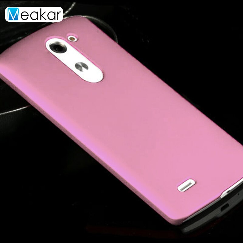Funda de plástico mate 5.5para Lg G3 Stylus funda para Lg G3 Stylus Dual D690 D690n D693n Coque trasero de teléfono funda: For LG G3 Stylus / pink