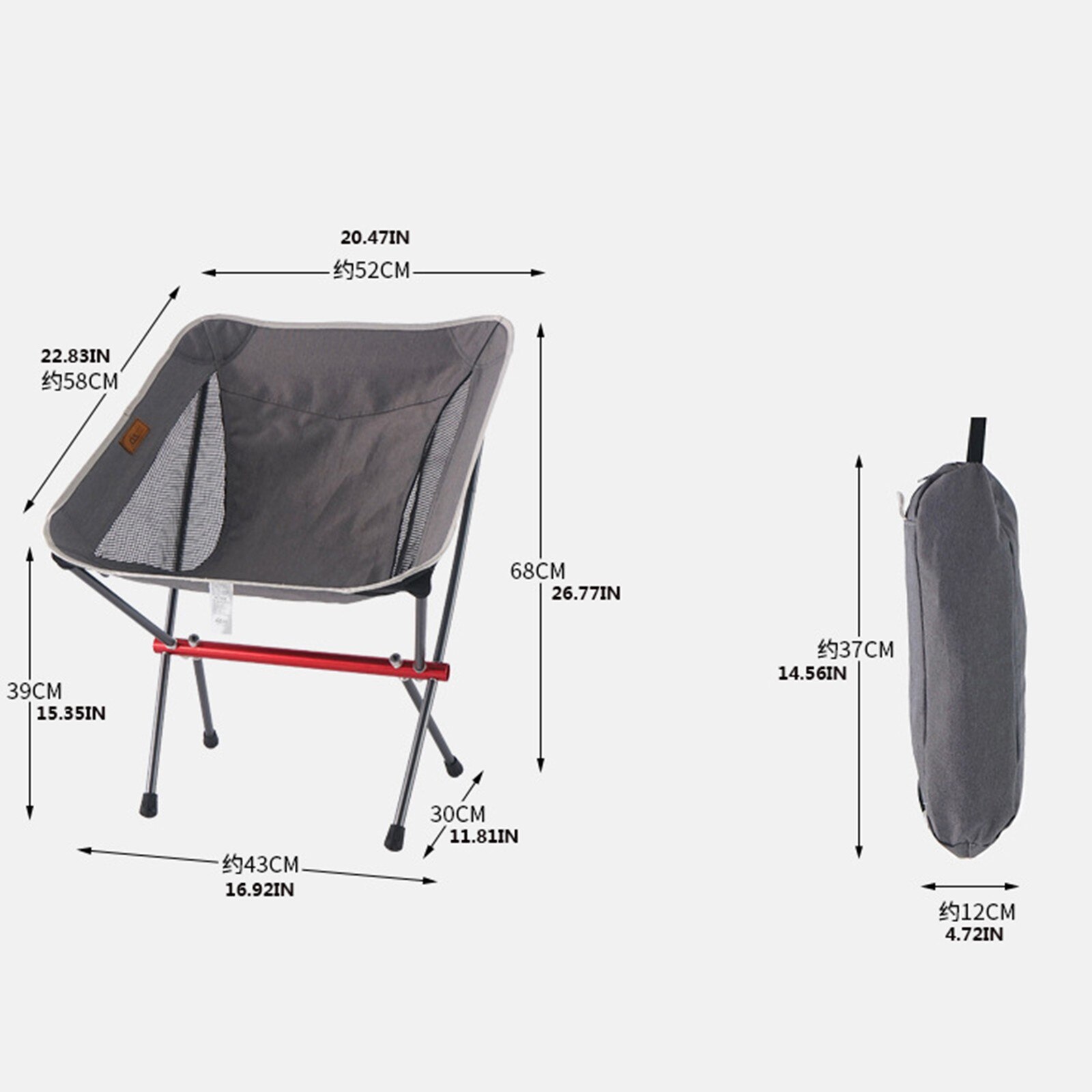 Portable Camping Equipment Camping Chair - Compact Ultralight Folding Backpacking Chairs Fishing Equipment For Fishing Складной