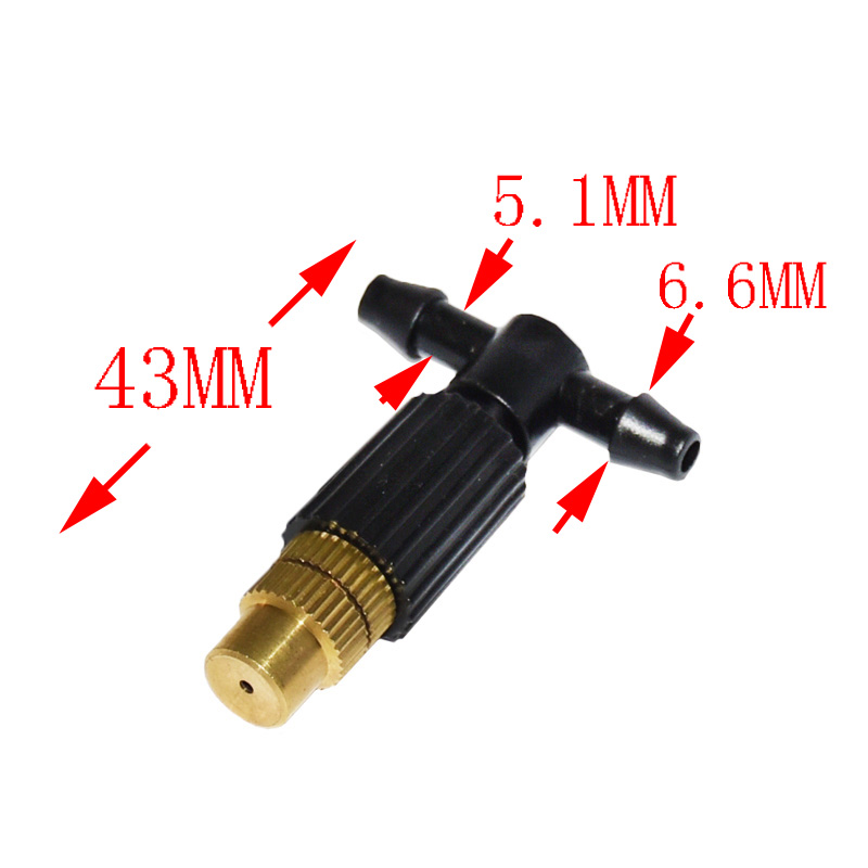 Wxrwxy Durcheinander vernebelungsdüse Durcheinander schlauch düsen wasserspritzen Tropfen stacheldraht 1/4 "gartenbewässerung Sprinkler 6 stücke