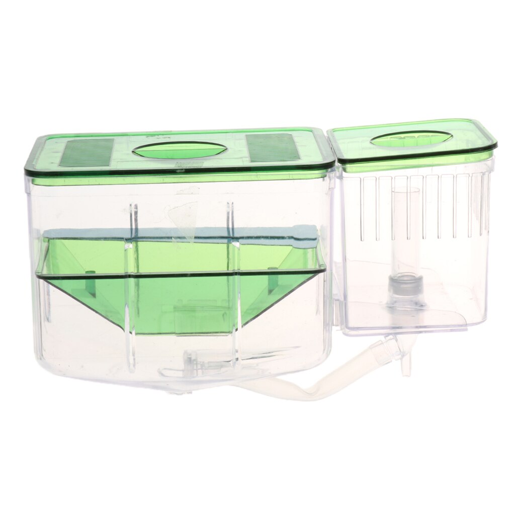 Clear Visteelt Isolatie Box Tank Aquarium Auto Circulerende Viskwekerij Transparant 20 X 10x 12Cm