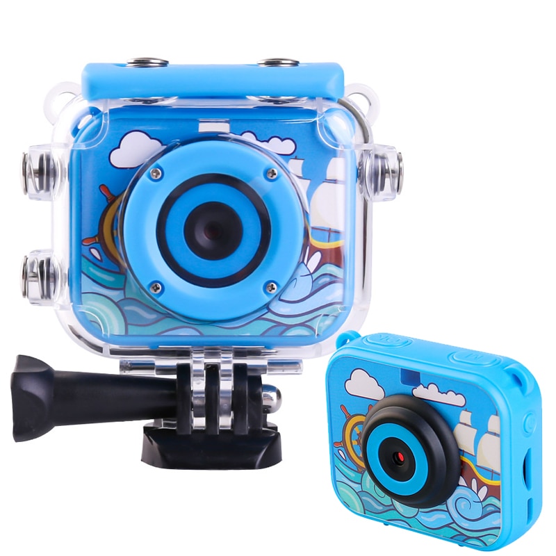 Draagbare 1080P Kinderen Mini Camera 2.0 Inch Lcd-scherm Waterdichte 30 M Digitale Foto Video Camera Voor Kinderen Verjaardag