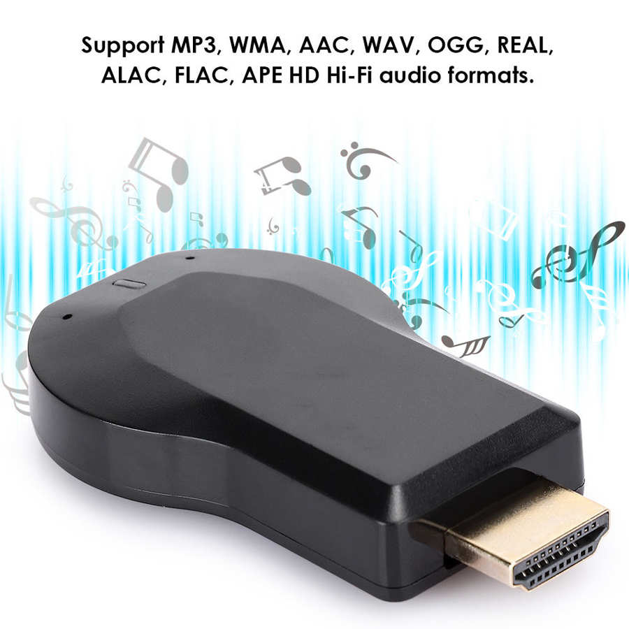 M100 2.4g/5g 4k trådløs dlna airplay hdmi tv stick wifi display dongle modtager ios android pc hdmi skærm spejling adapter
