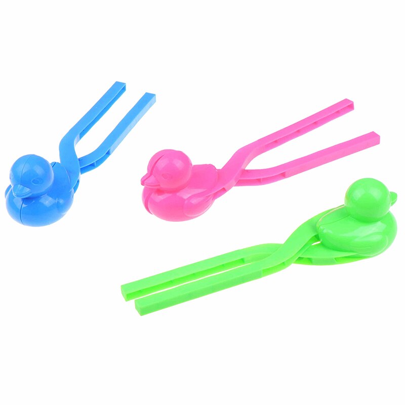 Lovely Cartoon Snowball Duck Shaped Maker Clip Children Outdoor Winter Snow Sand Mold Tool Outdoor Fun & Sports