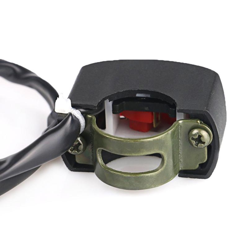 Motocicleta interruptores bala conector interruptores del manillar en/botón conector de interruptor de botón de empuje Accesorios Moto ZXPY1