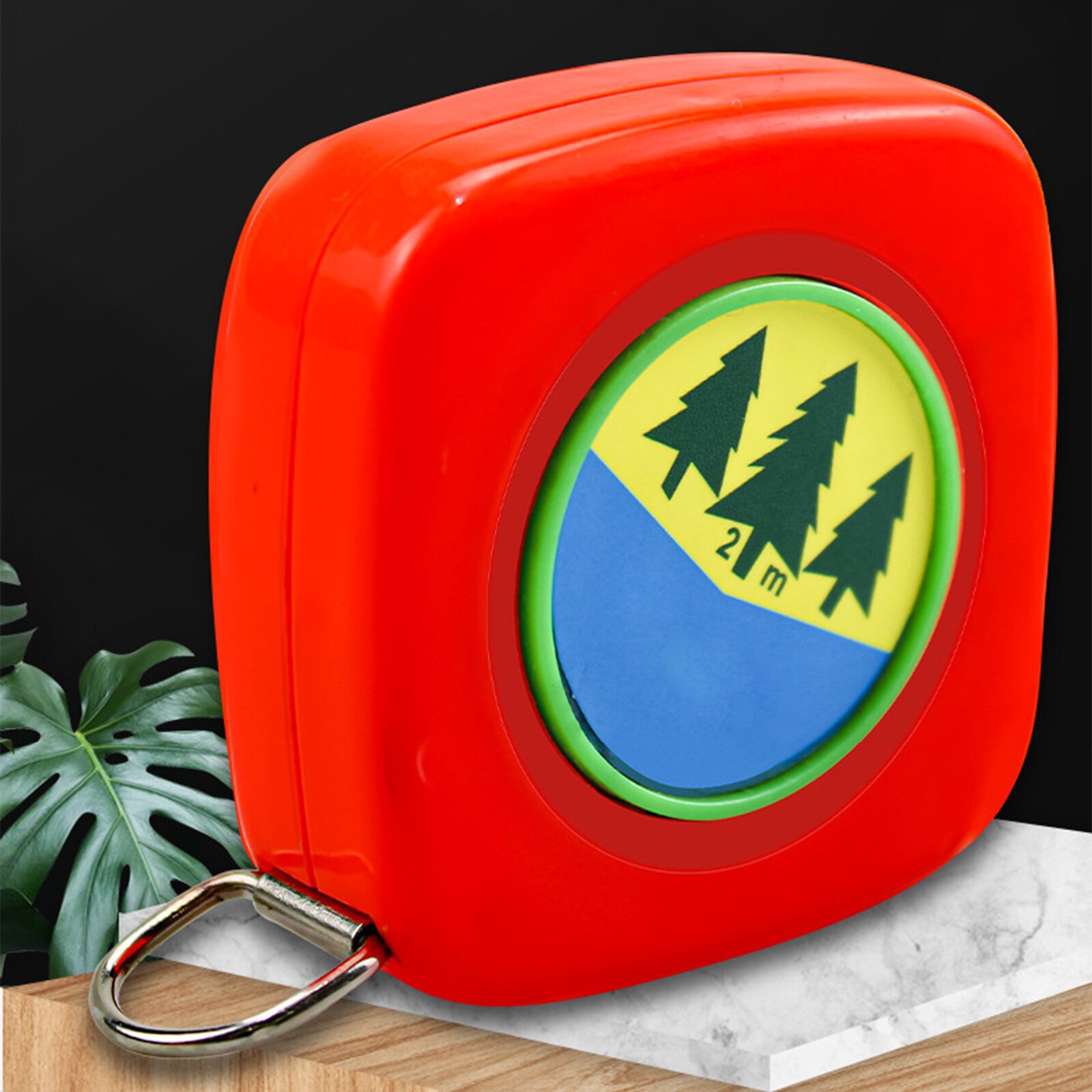 Tree Diameter Tape 2 M Soft Retractable Metal Measuring Tape- Use For Measuring Cylindrical Objects