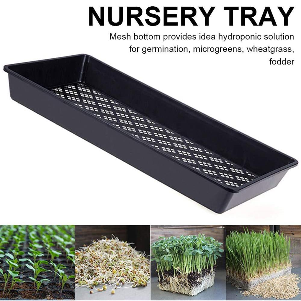 2pcs 54cm Seedling Tray Starting Trays for Planting Seedlings Propagation Germination Plugs Seedling Tray for Microgreens Soil