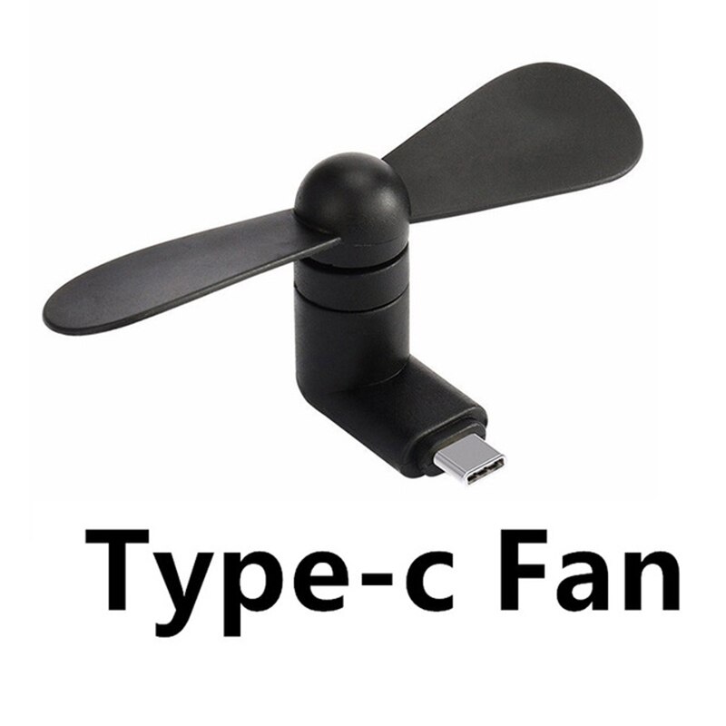 FFFAS Type-c Leuke Flexibele Mini Cool Hand Fans voor Xiaomi 4c 5 5s 6 Huawei P9 P10 zachte Type C Jack Interface Mobiele Telefoon Ventilator