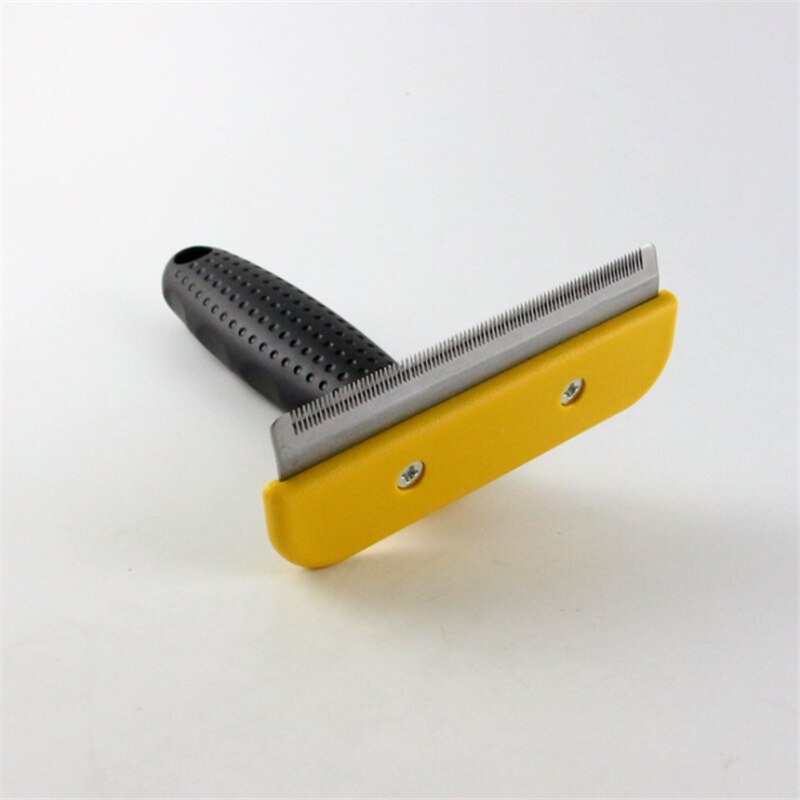 Roestvrij Staal Huisdier Kat Hond Kam Haar Borstel Dier Bont Verwijdering Deshedding Grooming Tool Haar Remover Clipper Metalen Hond Kammen