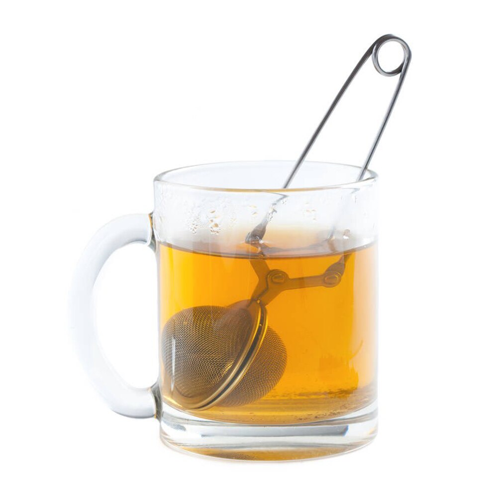 Clip Handle Stainless Steel Tea Infuser Sphere Mesh Tea Strainer Coffee Filter UD88