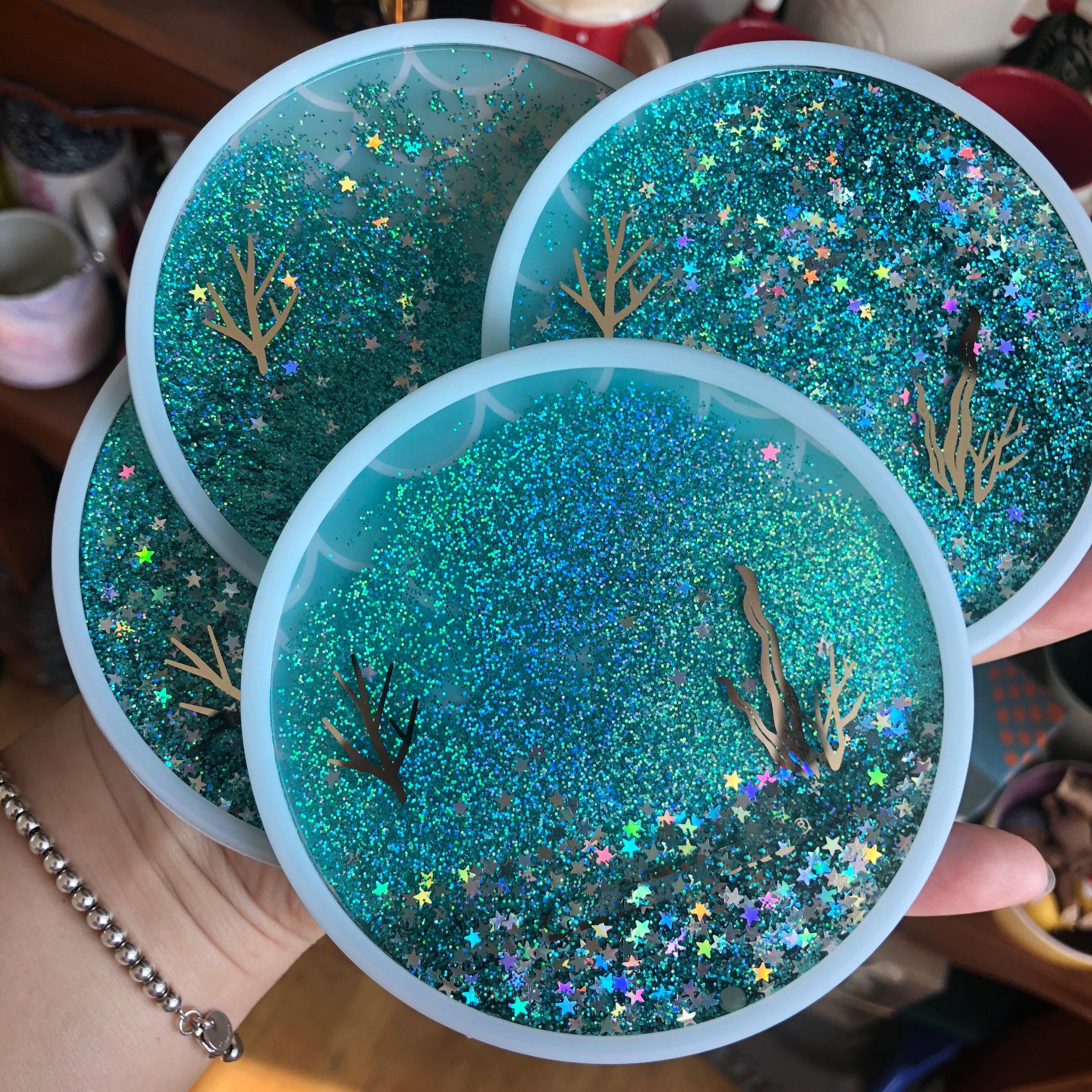 Cherry blossom coasters silikone kviksand flash sakura dækkeserviet drikke kaffe kop måtte skridsikker isolering te pude boligindretning