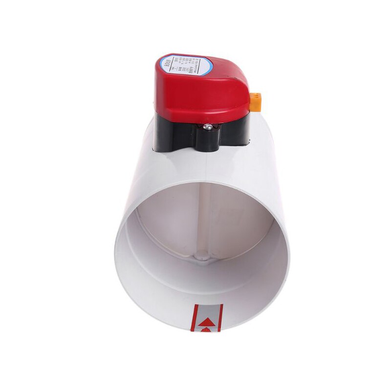 6 inch plastic electric air valve motorized damper valve HVAC duct solenoid check valve for pipe ventilation 160mm 220V 12V 24V