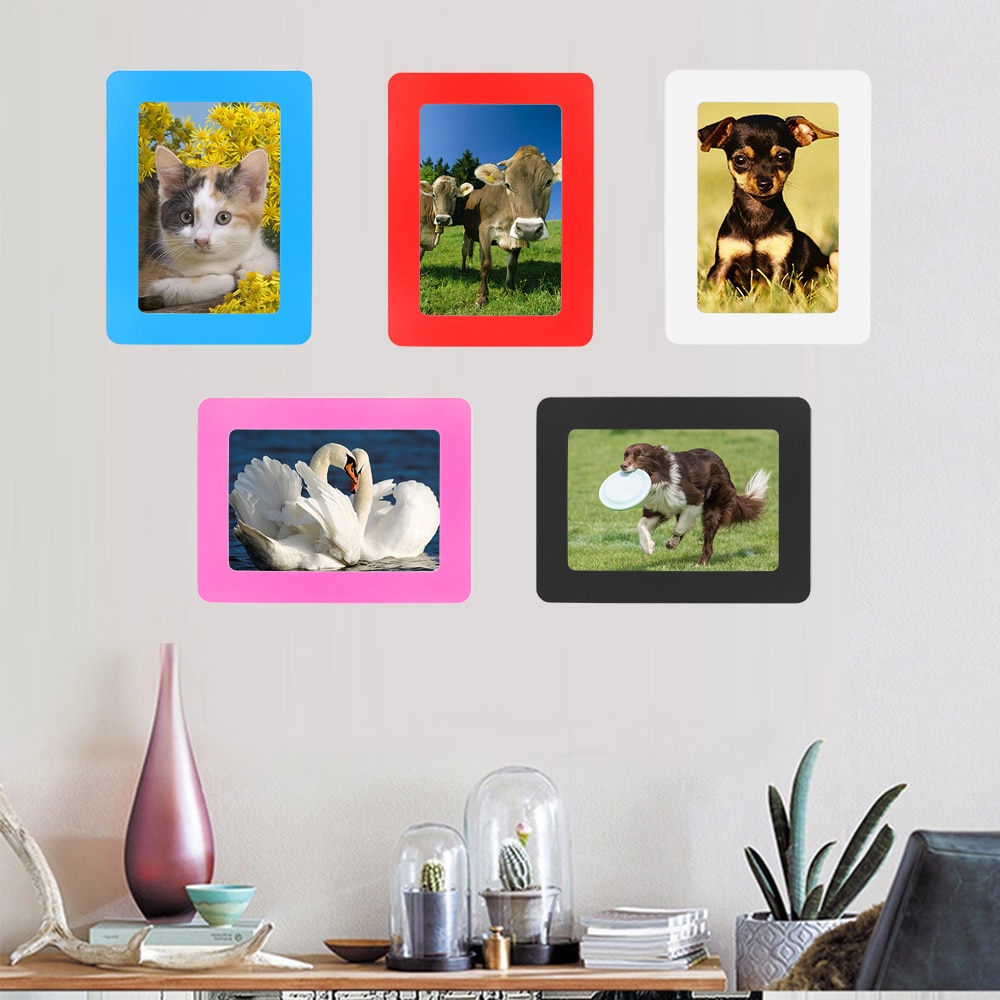 Magnetische Fotolijsten 11.8*16 Cm Magnetische Fotolijst Frame Voor Painting Poster Home Decoraties Koelkast Sticker