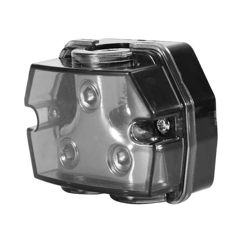 Car Audio Power Supply Distribution 1*0GA In 2*0GA Out Block Splitter