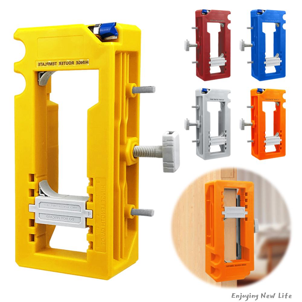 Door Hinge Mortiser Hinge Installation Kit Door Hinge Router Template Hinge Tool for 3 Inch To 5 Inch Hinges