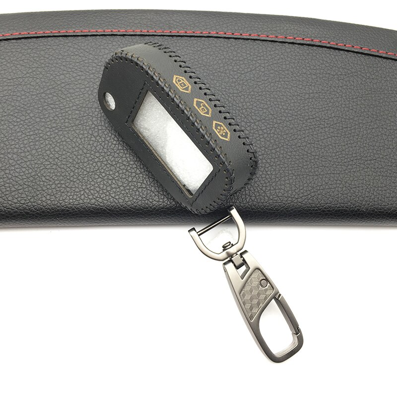 A91 Leather Key Case Cover for Starline A91 A61 B9 B6 uncut blade fob Case A91 folding car flip Remote Control