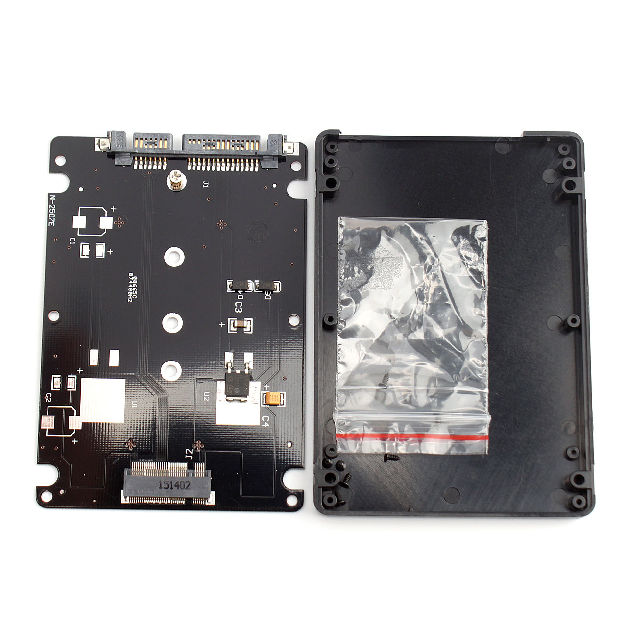 Neue B + M Schlüssel buchse 2 M.2 NGFF (SATA) SSD zu 2,5 SATA Adapter karte mit fallen schnelle #76041