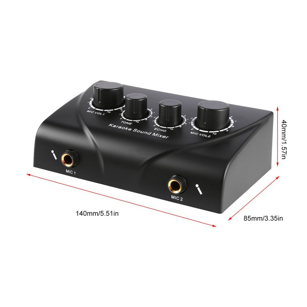 Karaoke Sound Mixer Audio System Portable Mini Digital Audio Sound Karaoke Machine Mixer System Karaoke Player