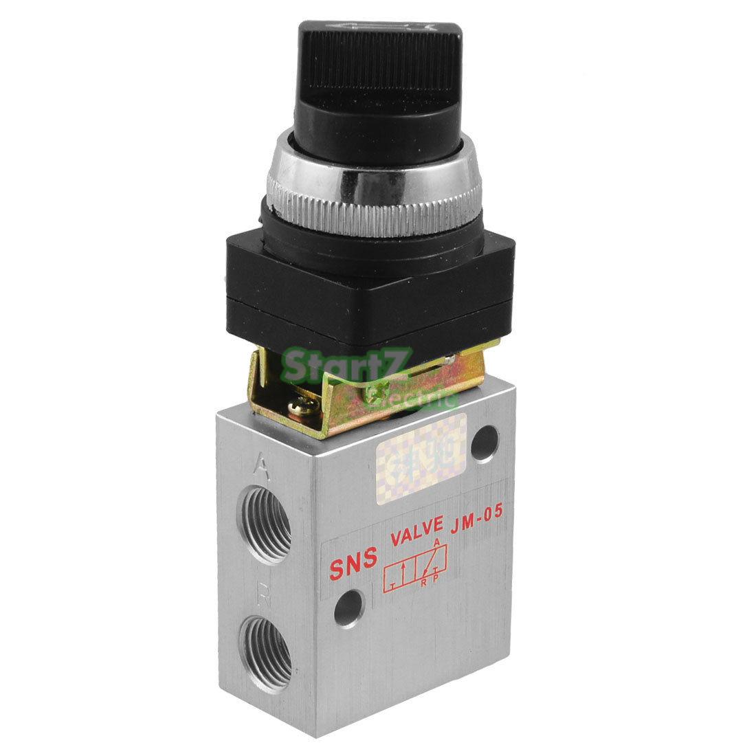Pneumatische schakelaar JM-05 2 Positie 3 Way Selectieve Knop Type Mechanische Klep