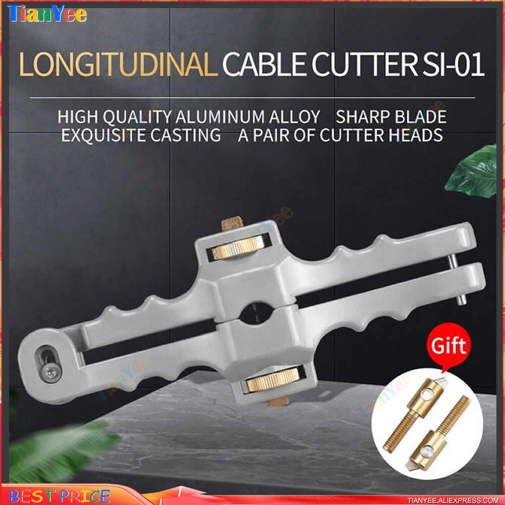 SI-01 Longitudinal Cable Stripper Opening Knife Longitudinal Sheath Cable Slitter Fiber Optical Cable wire stripper