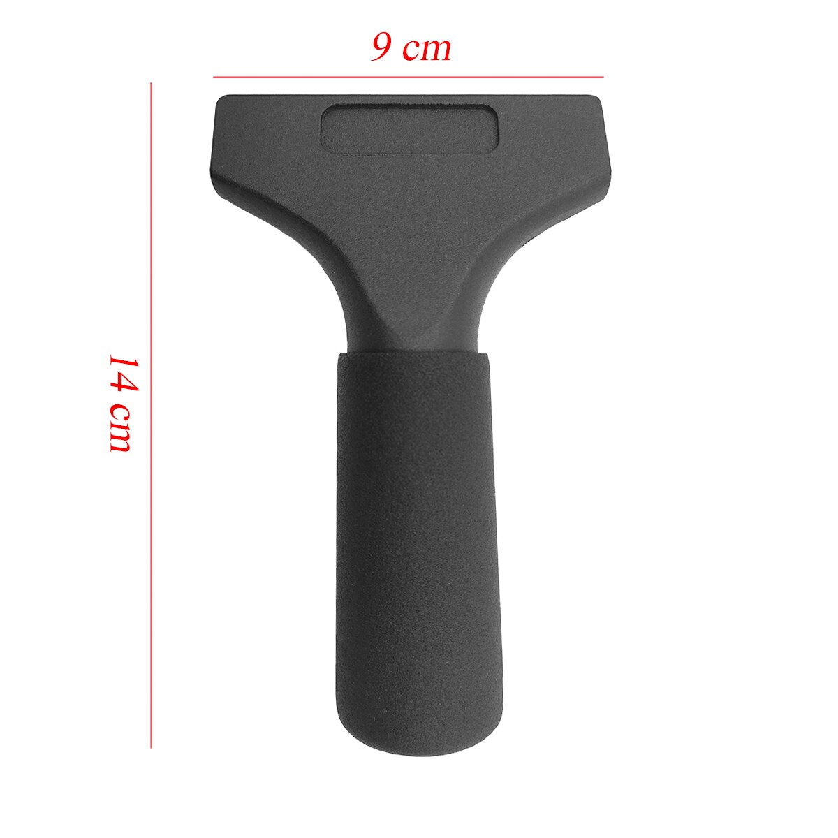 Alloy Handle 14cm for Window Squeegee BLUEMAX Rubber Strip Blade Glass Clean Water Wiper Ice Scraper Carbon Fiber Wrap Tool B54