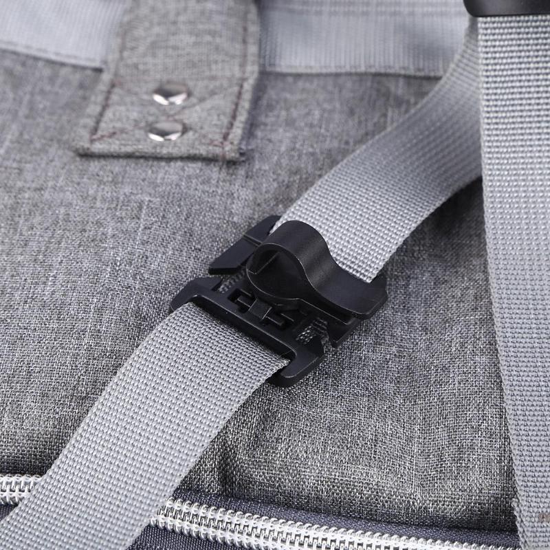 Udendørs drikkerør plastclips roterbar molle hydration halmrør slange båndklemme til camelbak vandpakkepose