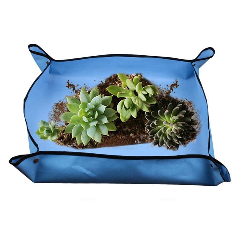 Sukkulenter havemåtte foldbar omplantning ompotning planteskift jordvandingspuder indendørs bonsai arbejdsklud havemåtte