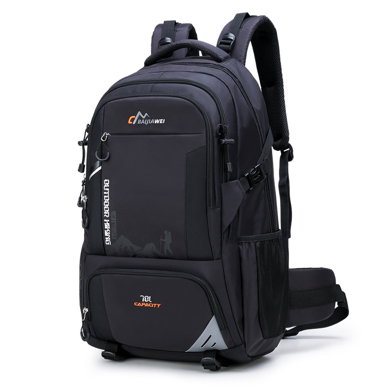 70l homens caminhadas ao ar livre mochila de viagem escalada trekking esportes mochila de acampamento mochila escolar pacote para o sexo masculino feminino