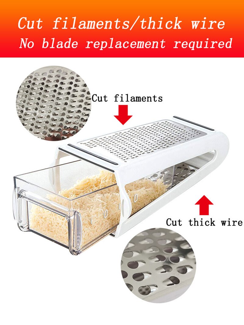 Double-sided Slicer Cheese Cutter Duplex Kitchen Utensils Potato Cheese Butter Grater Slicer Kitchen Tools