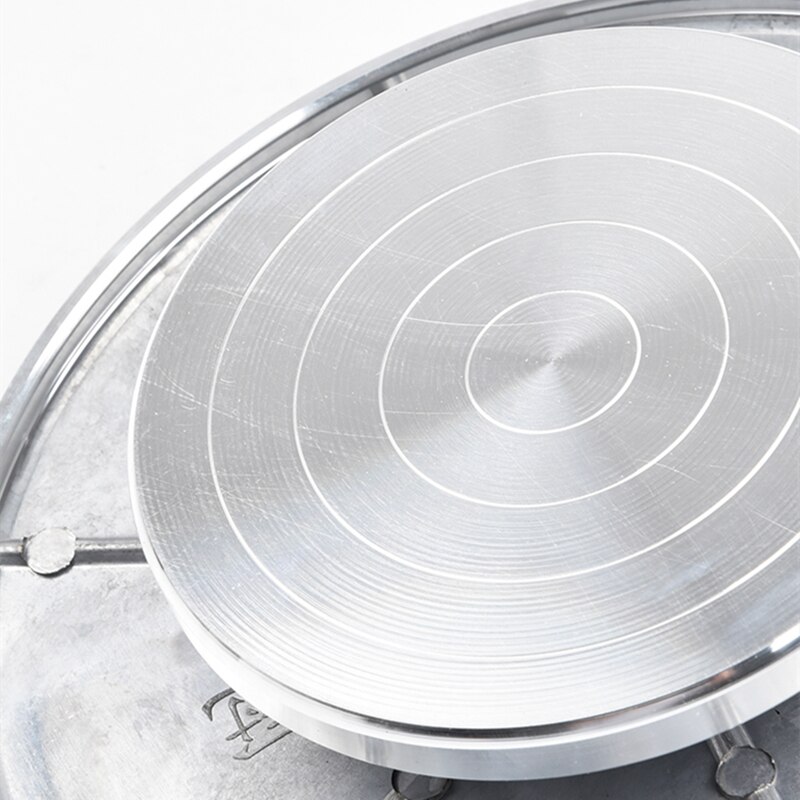 11-30CM Pottery Wheel Rotating Turntable DIY Clay Tools Double-Sided Pottery Turntable Aluminum Art Crafts Ceramics Rotary Plate