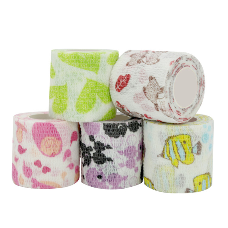 18 Kleuren Kleurrijke Atletische Wrap Tape Zelfklevende Elastische Bandage Hansaplast Sport Protector Knie Vinger Enkel Palm Schouder