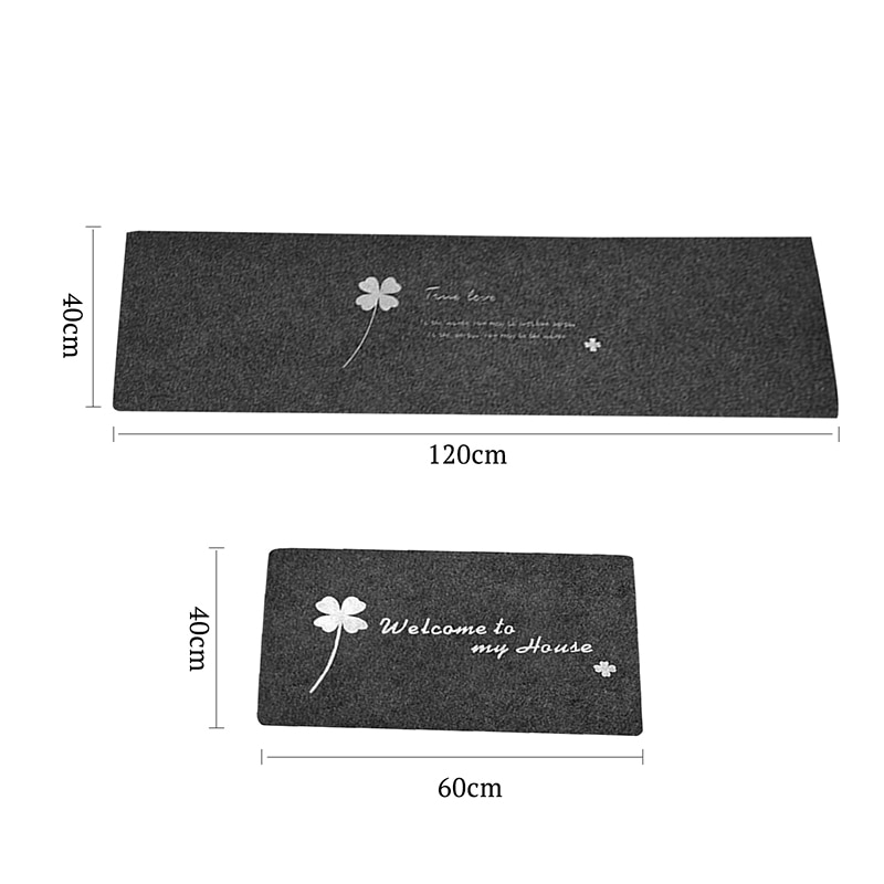 Long Kitchen Mat Set Anti-slip Modern Area Rugs Living Room Balcony Bathroom Printed Carpet Doormat Hallway Geometric Bath Mat