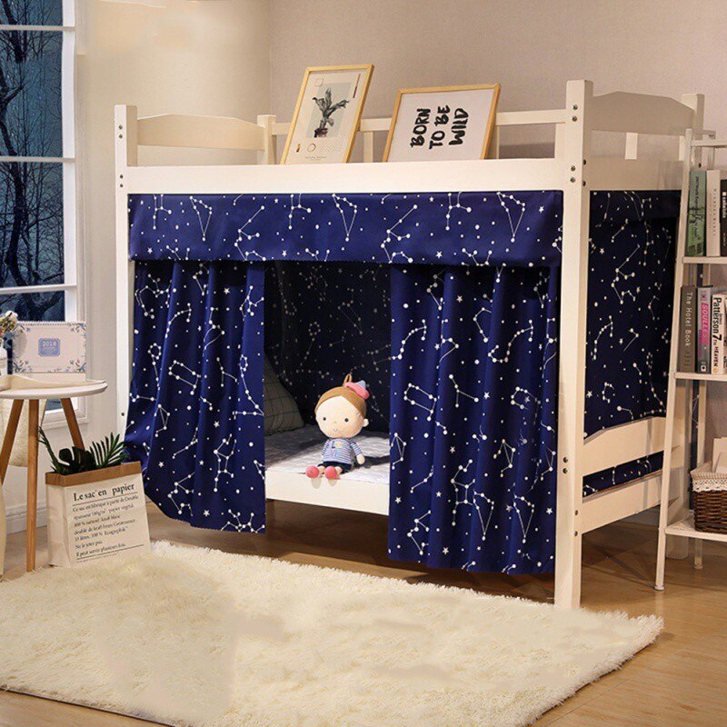 Studentenhuis bedgordijn verduisteringsdoek klamboes voor beddengoed tentbedhemel 1