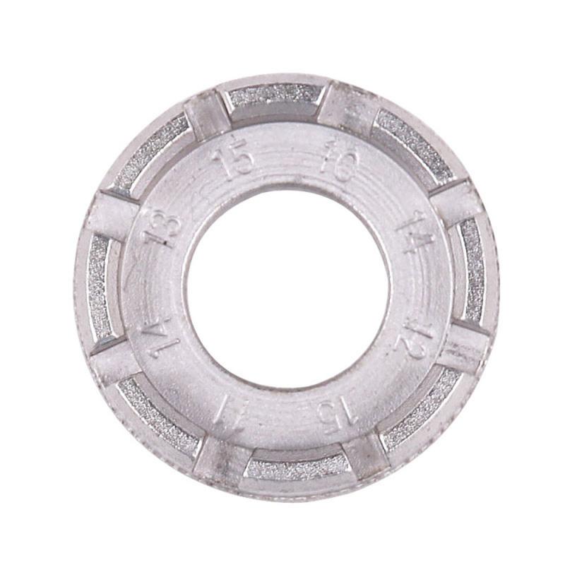 Stainless Steel Bicycle Bike 8 Way Wheel Rim Wrench Spanner Wrench Spanner Repair Tool Bicycle Accessory Low