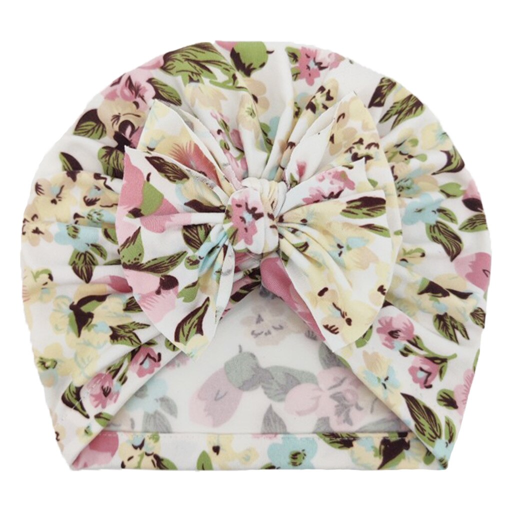 bonnet bebe fille Bonnet élastique à gros nœud pour bébé fille, bandeau pour -né, Bonnet, accessoires pour enfants de 0 à 3 ans: C