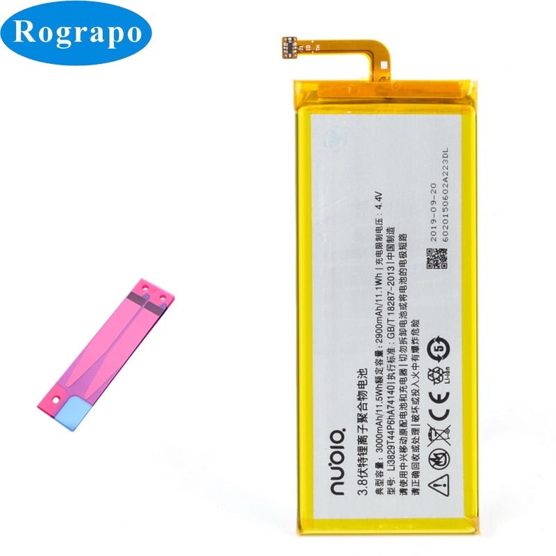 3000mAh Li3829T44P6hA74140 Del Telefono Mobile Batteria di Ricambio Per ZTE Nubia Z9 Max Plus Z9 mini NX508J NX510J NX511J NX512J NX518