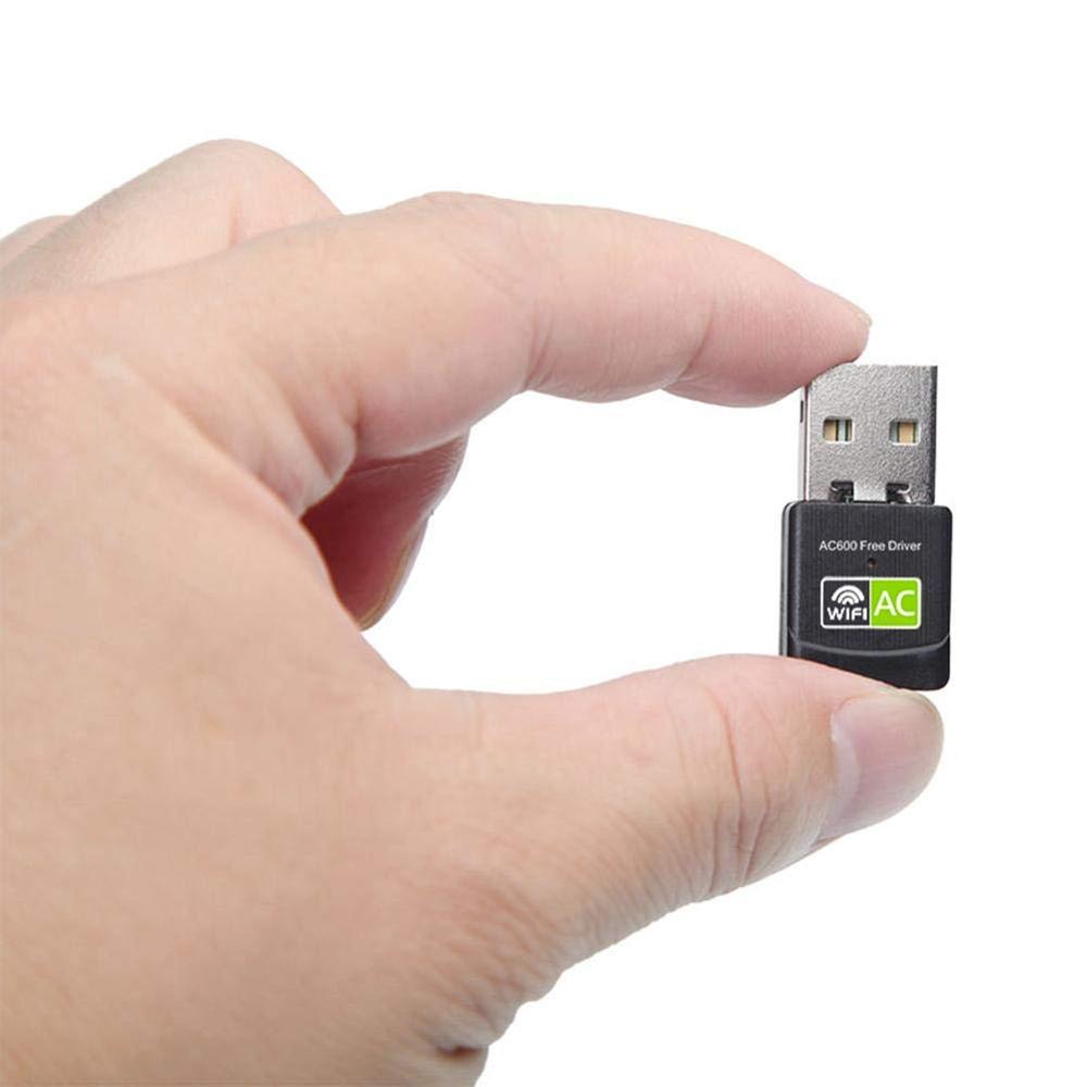 Usb wifi adapter usb ethernet wifi dongle 600 mbps 5 ghz lan usb wi-fi adapter pc antenne wi fi modtager ac trådløst netværkskort