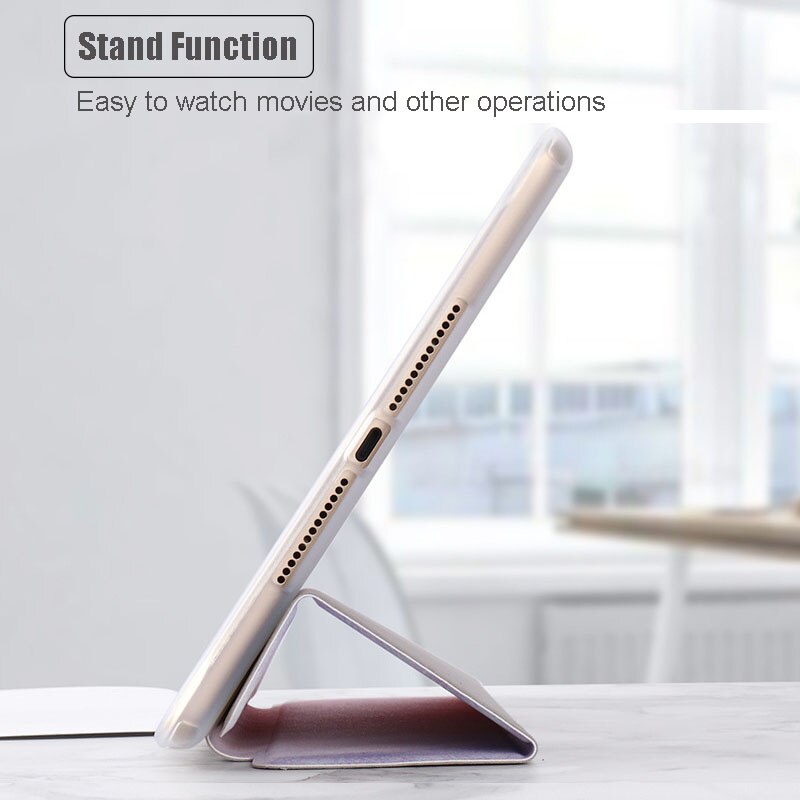 Coque magnétique imprimée en marbre, étui intelligent avec support pour iPad Pro Air 1 Mini 2 3 4 5 11 10.5 9.7 10.2 7e 8e