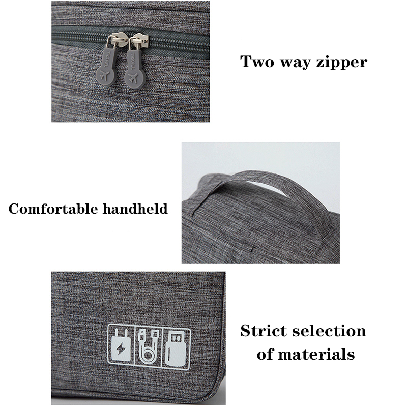 USB Charger Storage Bag Cable Organizer Cable Storage Bag With Handle Waterproof Data Line Travel Portable Electronic Organizer