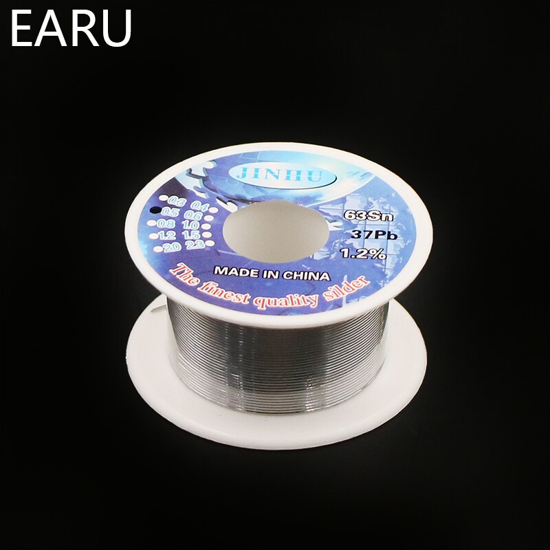 Tin lead Rosin Core Solder Wire 0.3mm 0.4mm 0.5mm 0.6mm 0.8mm 1.0mm 2% Flux Reel Welding line Cable Lead Core BGA Repair SMT