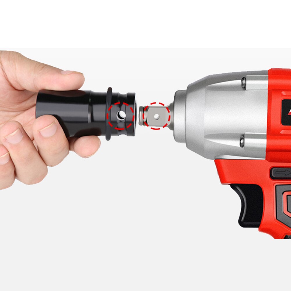 10mm-24mm 1/2" Drive Deep Impact Wrench Socket Head Adapter Hexagonal Hex Socket Head Sleeve for Pneumatic Electric Wrench Drill