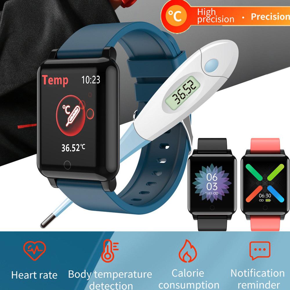 Til xiaomi redmi 10x note 9s redmi note 8 pro note 7 smart armbånd fitness tracker kropstemperatur puls smart ur