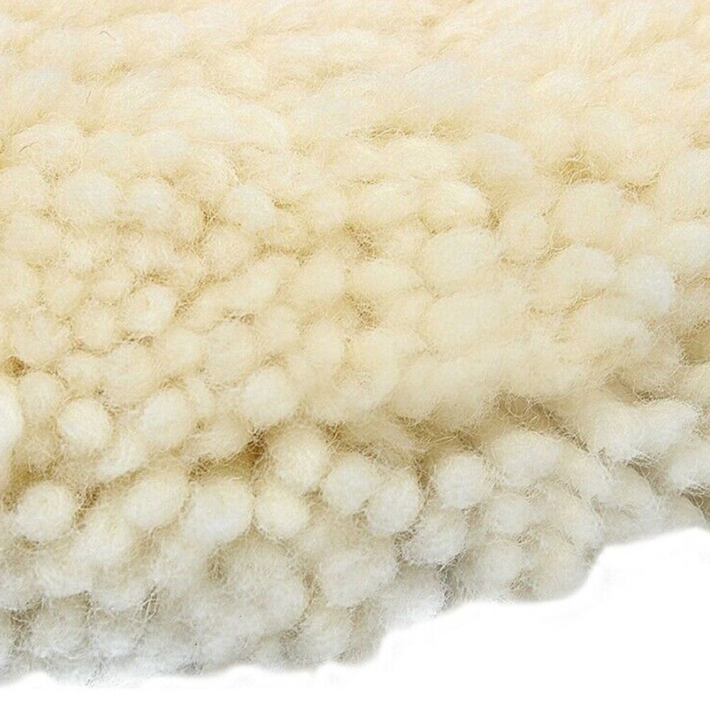 Bonnet Polishing Pad Replacement Parts Accessories Car White Soft Wool